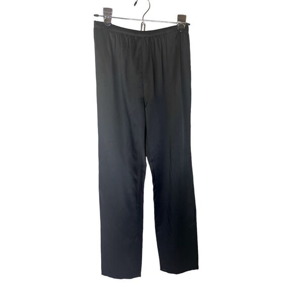 Vintage Emanuel Ungaro Silk Straight Leg Pant Elastic Waist/Drawstring Size 4/38 - Picture 2 of 3